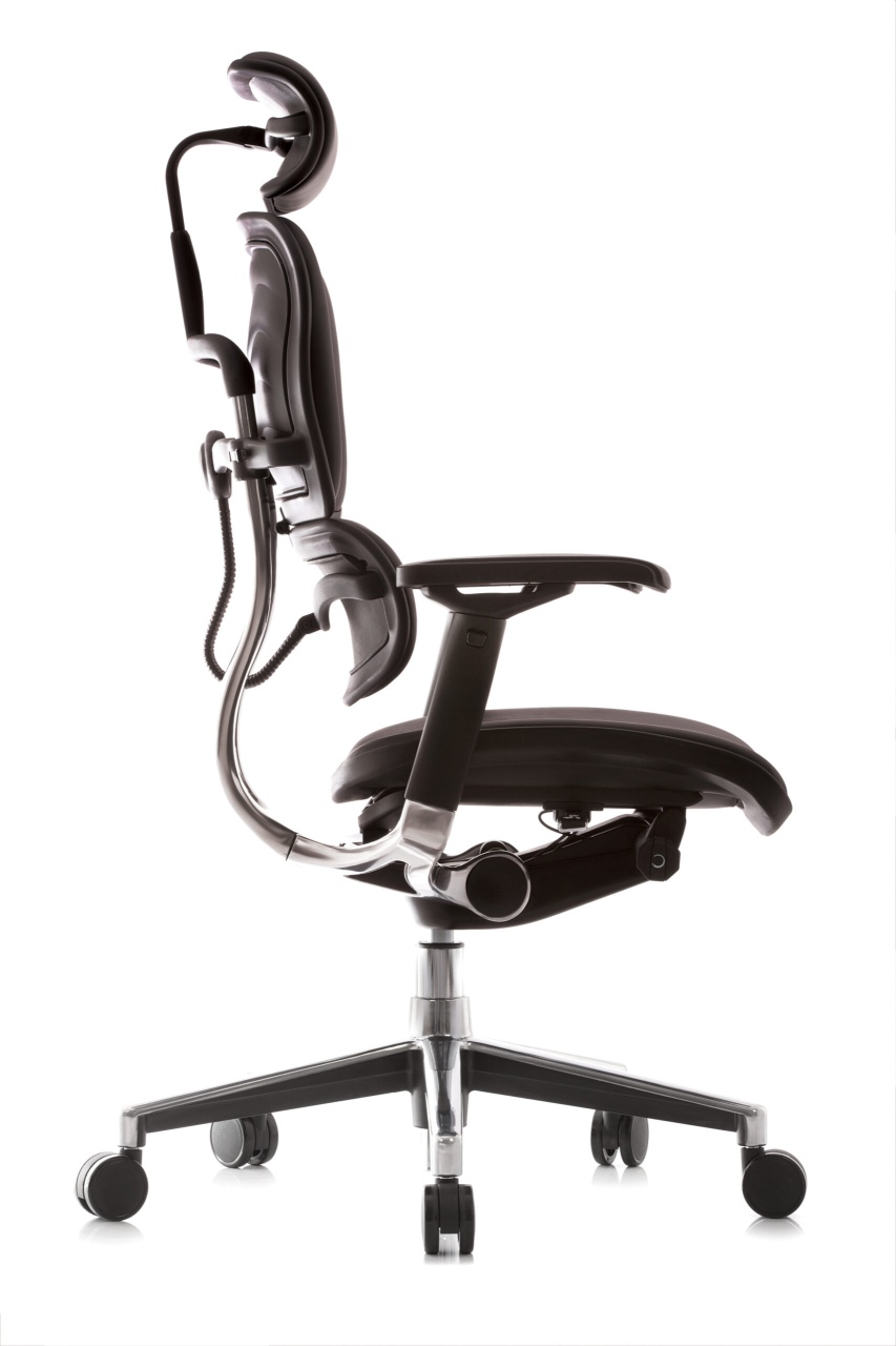 Scaun de birou - ERGOHUMAN2 PDH ULTRA BLACK FRAME W09-01+ALU BASE - precomanda 7-12 zile (Termen de livrare: 7 zile) - 3 | YEO