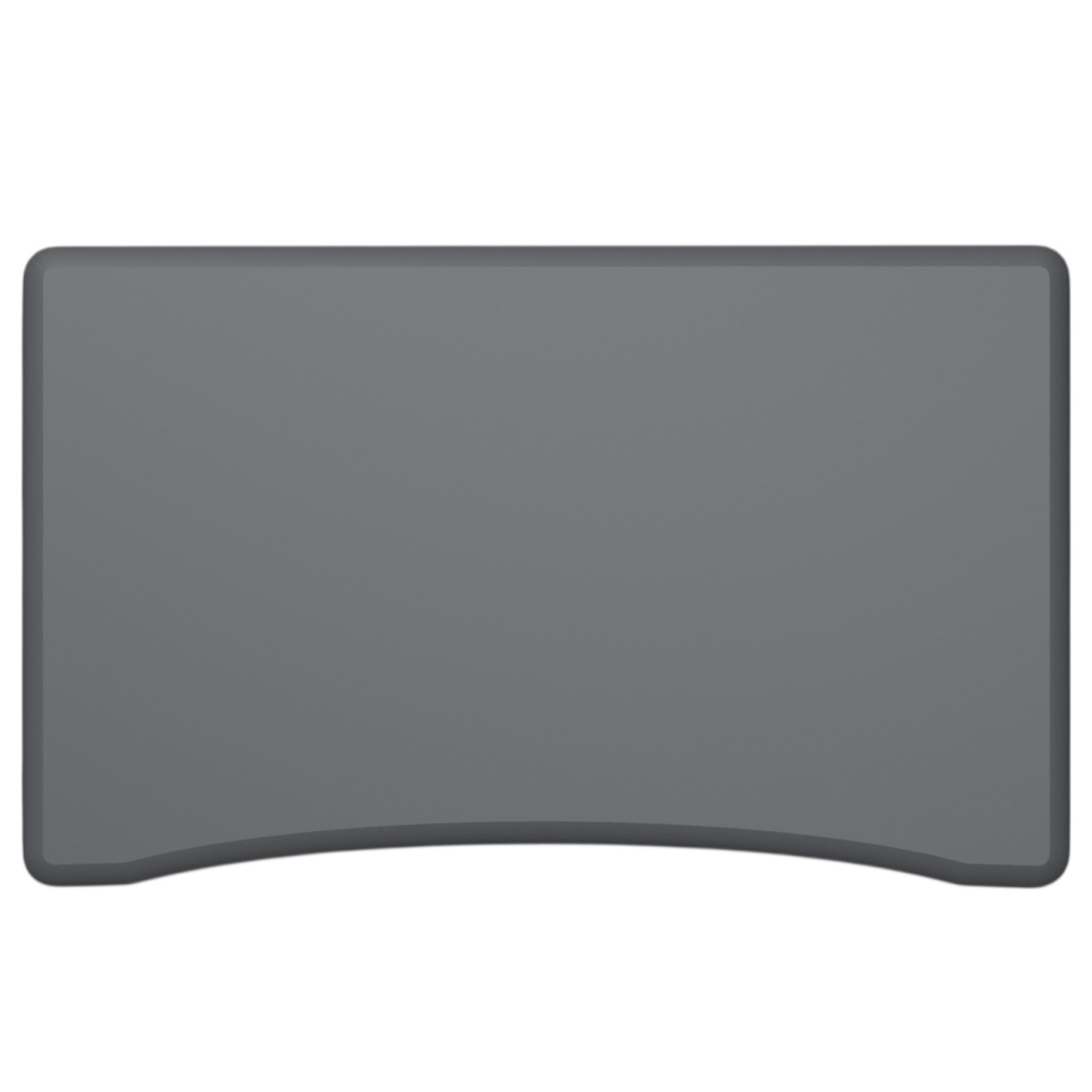 Blat curbat de birou din MDF VOPSIT ELECTROSTATIC si frezat pe cant- model Top Design (Dimensiune blat: 100x60 cm, Blat curbat MDF VOPSIT ELECTROSTATIC 2 FETE - Top Design: Gri Kashmir) - 3 | YEO