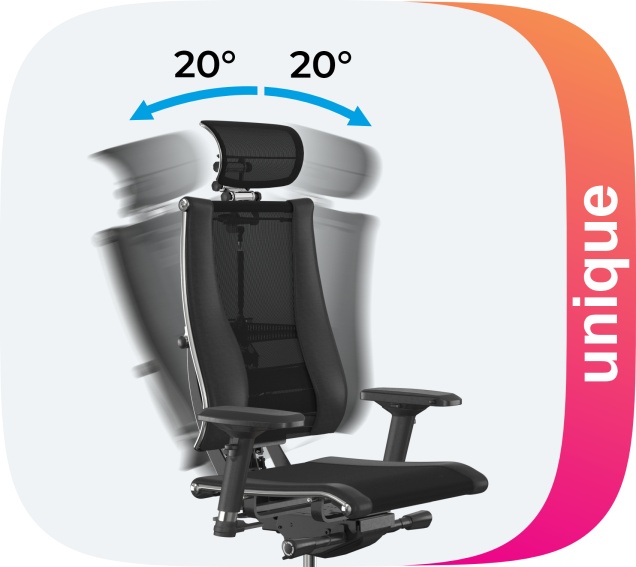 Scaun de birou - YOGA 4DF, ERGONOMIC METTA - 4 | YEO