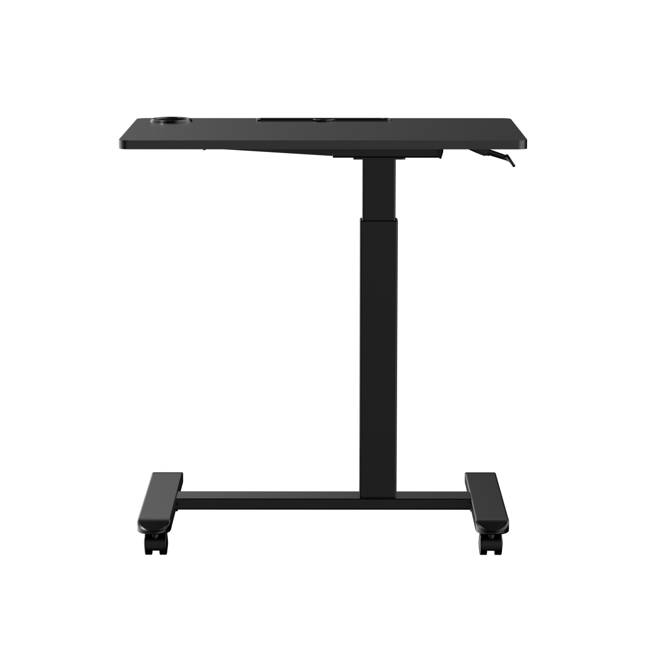 TerrA10 - birou reglabil pe inaltime - pneumatic - blat 82,5x50 cm - no wire (Culoare profil: Negru) - 3 | YEO