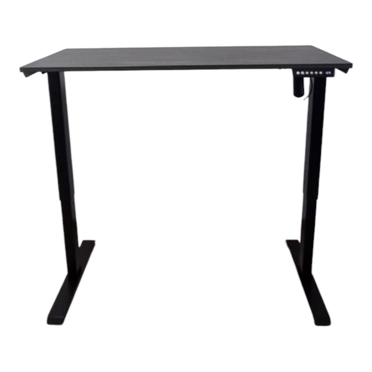 Birou reglabil electric TerrA2DS BLACK - profil dreptunghiular , profil cadru Negru (Dimensiune blat: 137x67 cm, Culoare blat: Negru 25mm) - 3 | YEO