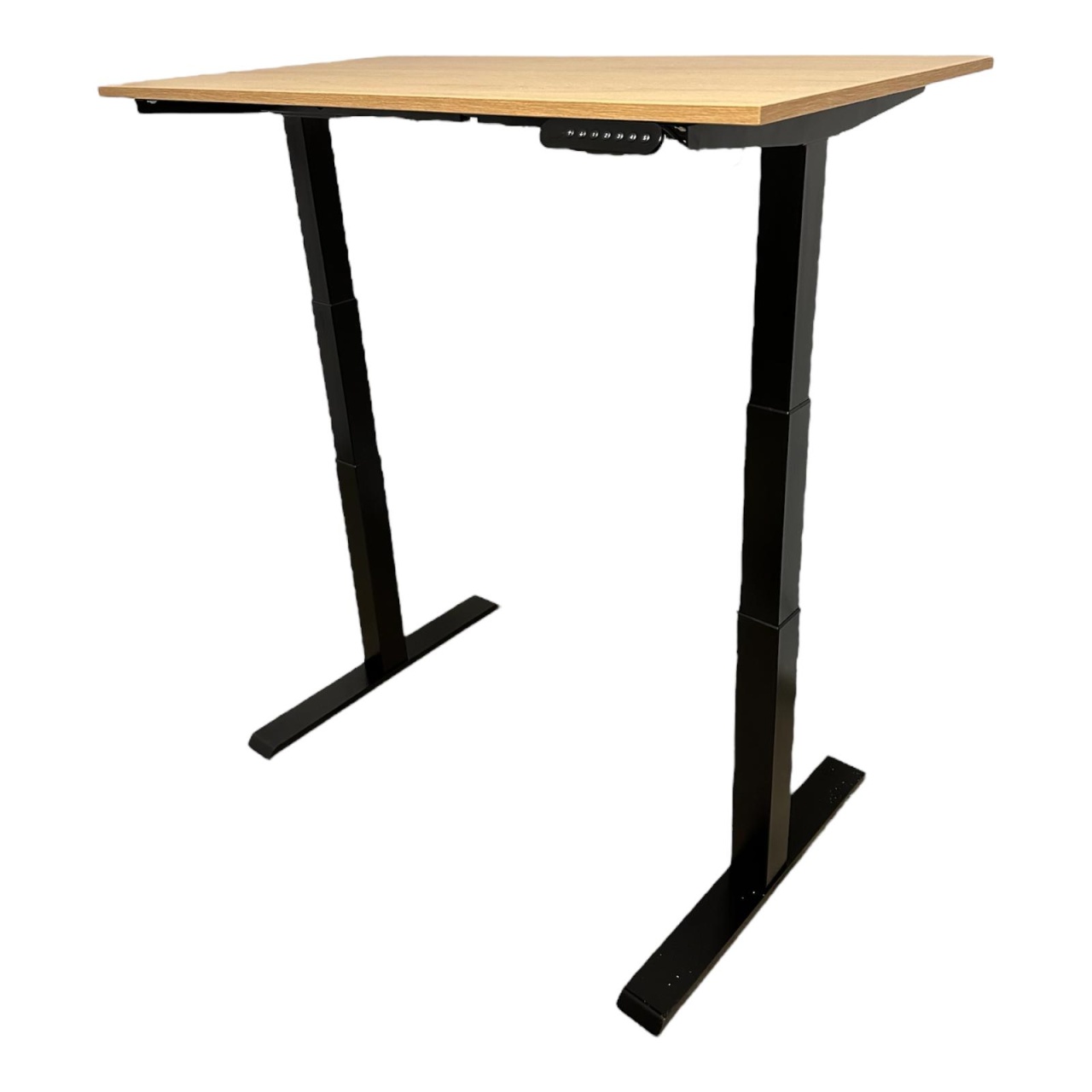 Birou reglabil electric TerrA6-NEW 2024- 3 TREPTE de inaltime (Culoare profil: Negru, Dimensiune blat: 120x60 cm, Culoare blat: Alb 25mm)