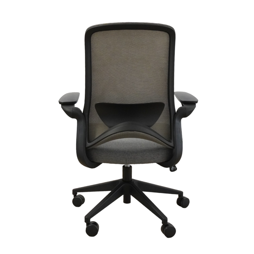 Ergodynamic Dolphin Black Grey - scaun de birou cu brate rabatabile - 2 | YEO