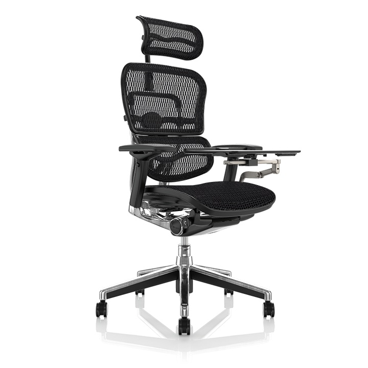 Scaun de birou - ERGOHUMAN2 PDH ULTRA BLACK FRAME W09-01+ALU BASE - precomanda 7-12 zile (Termen de livrare: 7 zile) - 1 | YEO