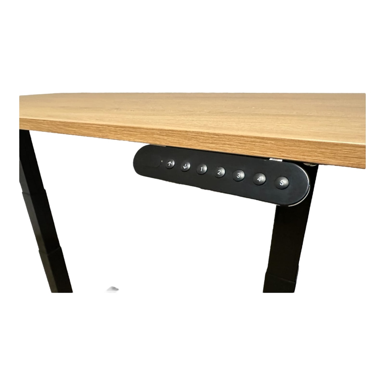 Cadru de birou reglabil electric- TerrA6- 2 motoare, 3 trepte de inaltime, senzor de coliziune, 4 memory tab, 40 mm/sec (Culoare profil: Negru) - 1 | YEO