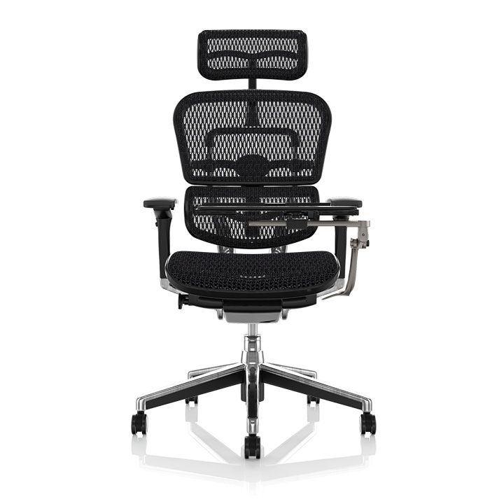 Scaun de birou - ERGOHUMAN2 PDH ULTRA BLACK FRAME W09-01+ALU BASE - precomanda 7-12 zile (Termen de livrare: 7 zile) - 2 | YEO