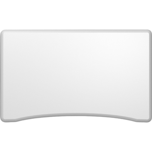 Blat curbat de birou din MDF VOPSIT ELECTROSTATIC si frezat pe cant- model Top Design