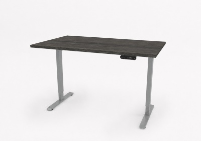 Birou reglabil electric Aluminium TerrA6 Light 2026 - culoare Aluminiu/Gri, 2 motoare, 2 Trepte de inaltime, inaltime 72-115 cm, senzor de coliziune - Img 3