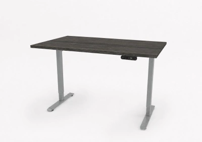 Birou reglabil electric Aluminium TerrA6 Light 2026 - culoare Aluminiu/Gri, 2 motoare, 2 Trepte de inaltime, inaltime 72-115 cm, senzor de coliziune - Img 3