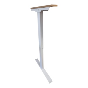 Birou reglabil electric-TerrA2DS WHITE-profil dreptunghiular, profil cadru ALB - Img 5