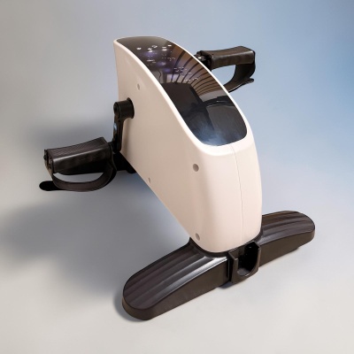 Mini Bicicletă Eliptică TerrA20 Plus - Electrică și Mecanică pentru Recuperare și Întreținerea picioarelor si a mainilor, 12 viteze, calcul km, calorii, timp - Img 2
