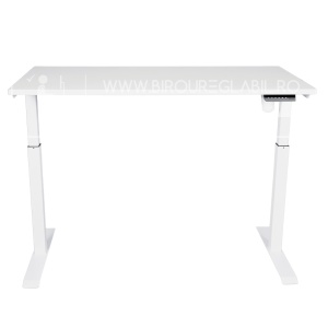 Pachet Birou reglabil TerrA3 WHITE + Scaun Gary Black - Img 6