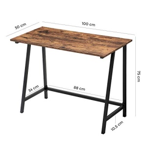 Birou metalic cu blat pal rustic - 100 cm x 50 cm - Img 9