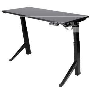 Birou reglabil electric TerrA2Y Black-cadru in Y / profil cadru negru - Img 8