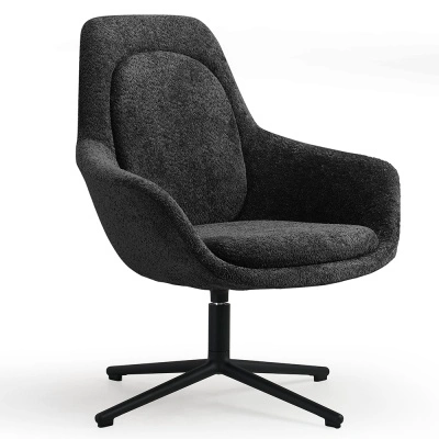 CALYON, Scaun lounge premium pentru zone executive, waiting area si spatii de relaxare Design premium Lounge chair pentru receptii, zone de asteptare si executive lounges. 2 versiuniCalyon - Img 3