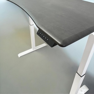TerrA3 New- blat curbat - birou reglabil electric pe inaltime, 1 motor, 120X70 CM - Img 1