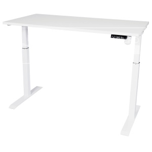 Birou reglabil electric TerrA3 s WHITE - profil pătrat, cadrul alb - Img 5
