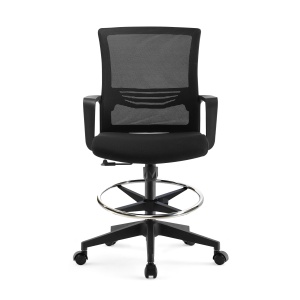 ErgoDynamic Emma Black scaun inalt de birou cu suport picioare si roti cu franare la presiune!! - Img 8