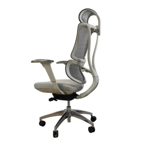 Ergodynamic Star Plus - Light Grey - Scaun de birou 4D, sezut translatie, suport lombar ajustabil 7 cm - Img 6