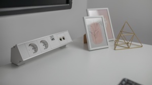 PRIZA PROFESIONALA FLEXI 4, 2 SHUCKO, 1 SLOT USB A+C 35W, HDMI, 1 USB 3.0 - Img 7
