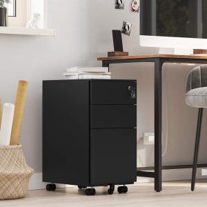 RollBox metalic -Black31 – casetiera metalica de birou -3 sertare model Drept - Img 5