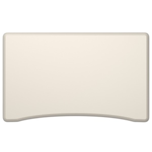 Blat curbat de birou din MDF VOPSIT ELECTROSTATIC si frezat pe cant- model Top Design - Img 3