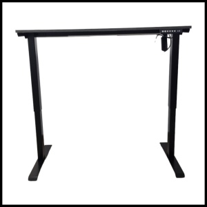 Pachet Birou reglabil electric TerrA2ds Black + Scaun Gary Black - Img 9