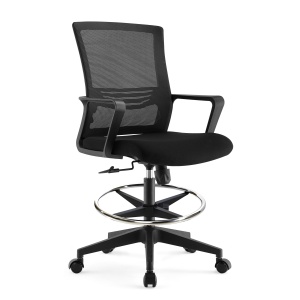 ErgoDynamic Emma Black scaun inalt de birou cu suport picioare si roti cu franare la presiune!! - Img 10