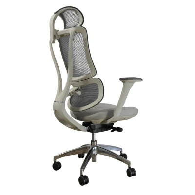 Ergodynamic Star Plus - Light Grey - Scaun de birou 4D, sezut translatie, suport lombar ajustabil 7 cm - Img 8