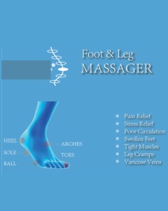 TERRA T16 – Aparat de Masaj pentru Picioare și Gambe cu 30 de Trepte de Viteză - Img 4