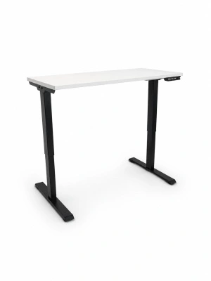 Birou reglabil pe inaltime TerrA2DS BLACK - profil dreptunghiular , profil cadru Negru - Img 6