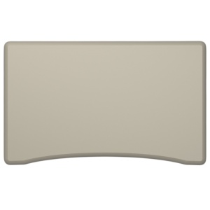 Blat curbat de birou din MDF VOPSIT ELECTROSTATIC si frezat pe cant- model Top Design - Img 5