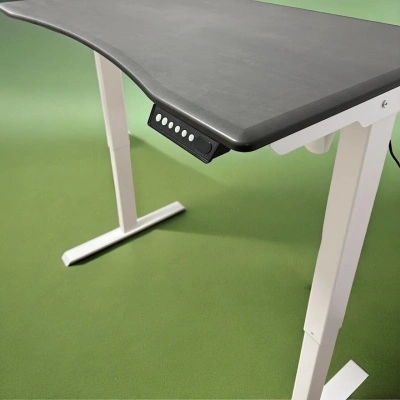 TerrA3 New- blat curbat - birou reglabil electric pe inaltime, 1 motor, 120X70 CM - Img 3