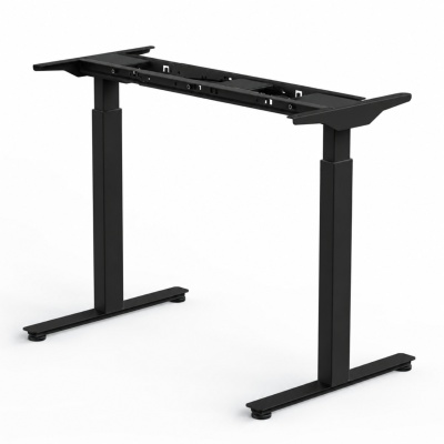 Qubaro 2 Pro - Certificare EPD (Enviroment Product Declaration) - 2 motoare - Cadru de birou reglabil electric, 2 trepte de inaltime, H 68-115 cm, senzor de coliziune, sus/jos memorare 2 pozitii - Img 2