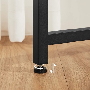Birou metalic cu blat pal rustic - 100 cm x 50 cm - Img 5