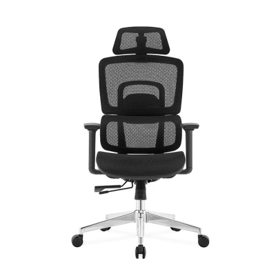 Ergodynamic Gary H - Scaun de birou - Full mesh - black, translatie sezut, brate 3D - Img 6