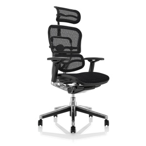 Scaun de birou - ERGOHUMAN2 PDH ULTRA BLACK FRAME W09-01+ALU BASE - precomanda 7-12 zile - Img 1