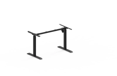 TerrA3s- Cadru de birou reglabil pe inaltime -profil patrat, 1 motor, CULOARE NEGRU