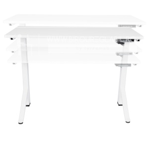 Birou reglabil electric TerrA2Y WHITE-cadru in Y, profil cadru alb - Img 8
