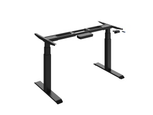 Birou reglabil pe inaltime TerrA9 Performance BLACK- 2 motoare marca Timotion + aplicatie bluetooth, CADRU NEGRU - Img 6