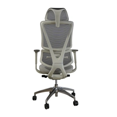 Ergodynamic Star Plus - Light Grey - Scaun de birou 4D, sezut translatie, suport lombar ajustabil 7 cm - Img 2