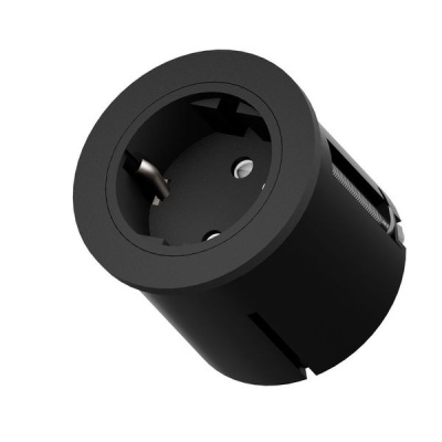 Priza de birou in blat - PORT O - 1 modul USB A+C 65W, prindere in blat, gaura rotunda - Img 9