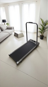 Banda de alergat Qubaro-Slim,, electrica, 120x50 cm, motor 1,5 hp, bara de sustinere detasabila, telecomanda, 8 trepte de viteza, maxim 110 kg - Img 10