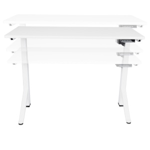 Birou reglabil electric TerrA2Y WHITE-cadru in Y, profil cadru alb - Img 5