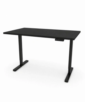 Birou reglabil pe inaltime TerrA2DS BLACK - profil dreptunghiular , profil cadru Negru - Img 4