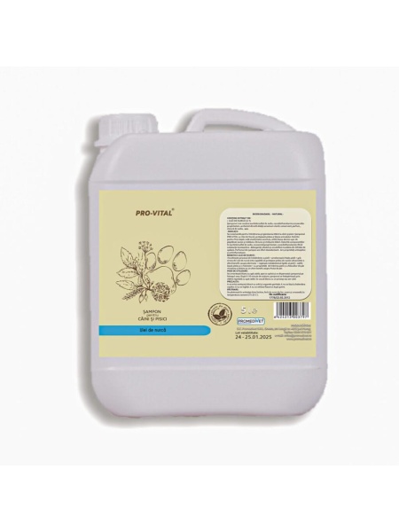 SAMPON PRO VITAL CU ULEI DE NURCA PT CAINI SI PISICI 5 L