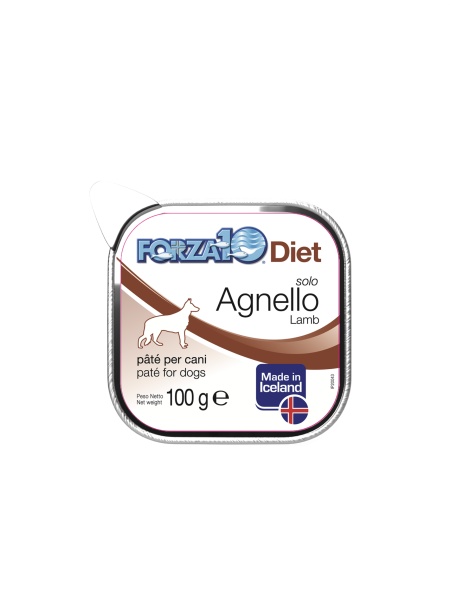 F10 Solo hrană umedă monoproteică pentru câini, miel – conservă 300 g