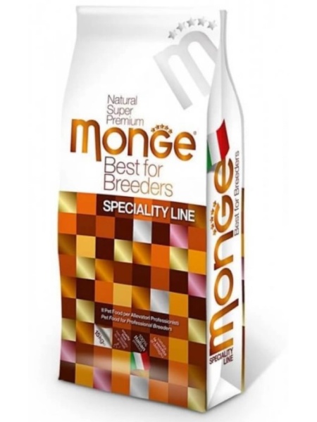 Monge Breeders hrană uscată pentru câini, vită și orez 27/16 15 kg – 4671