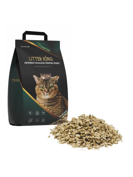 Litter King Standard – Așternut ecologic pentru pisici 10L / 4.3 kg - Img 2