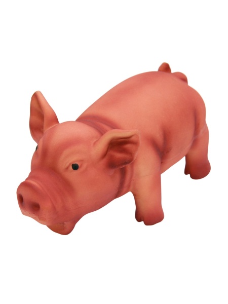 Porcusor din latex, jucarie pentru catei cu sunet 15 cm 82350 - Img 2